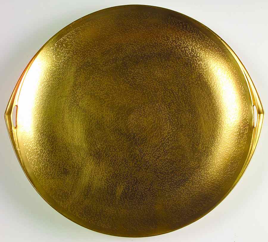 Plain Encrusted Handled Cake Plate by Pickard-1