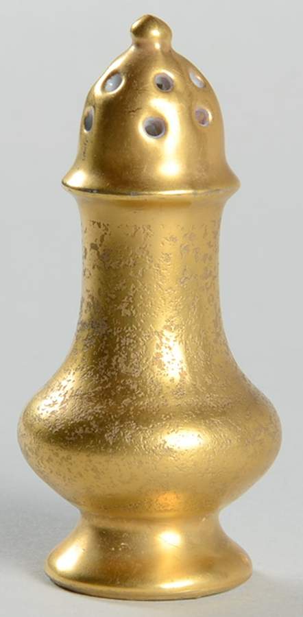 Plain Encrusted Individual Pepper Shaker by Pickard-1