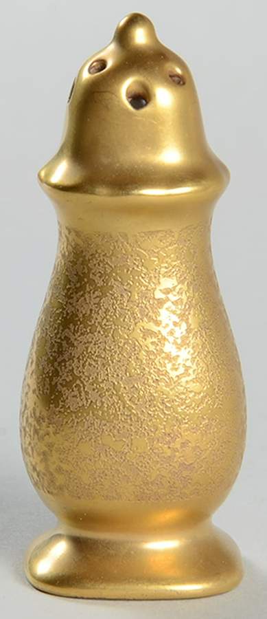 Plain Encrusted Individual Pepper Shaker by Pickard-1