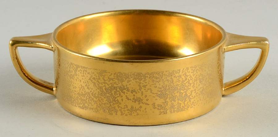 Plain Encrusted Open Sugar Bowl by Pickard-1