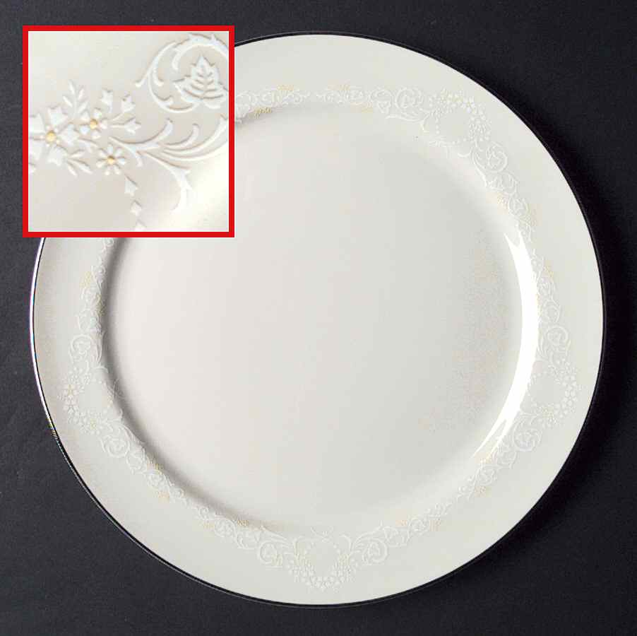 Poetry Dinner Plate by Pickard-1