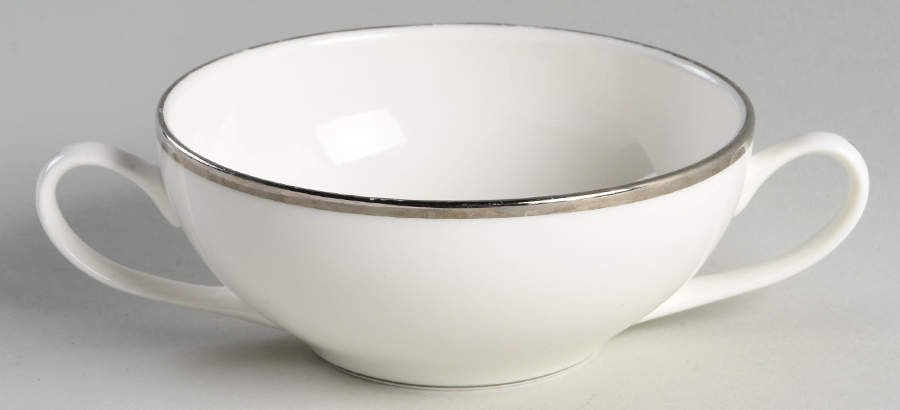Pristine Flat Cream Soup Bowl by Pickard-1