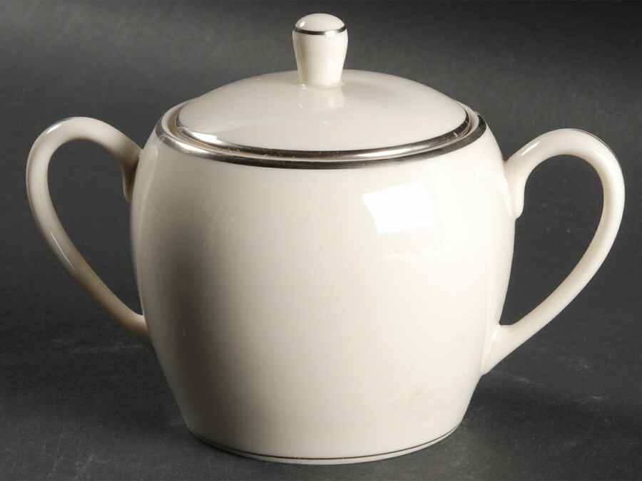 Pristine Sugar Bowl & Lid by Pickard-1