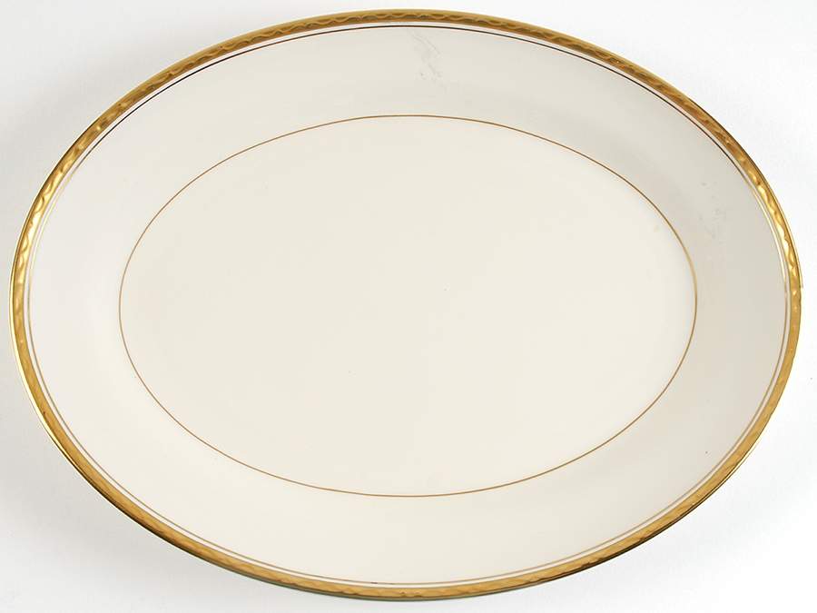 Reflection (No Monograms) 14" Oval Serving Platter by Pickard-1