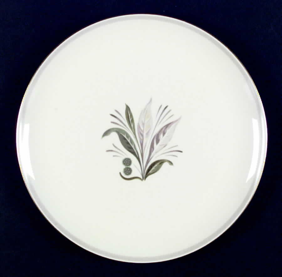 Reverie Gray (Gold Trim) Dinner Plate by Pickard-1