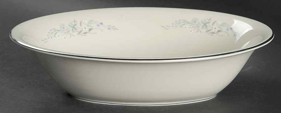 Remembrance 9" Oval Vegetable Bowl by Pickard-1