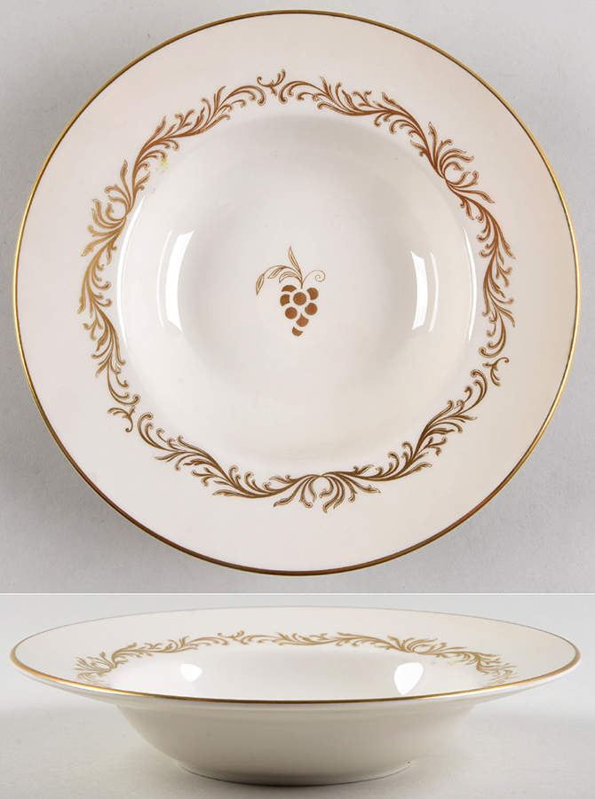 Rocail Rim Soup Bowl by Pickard-1