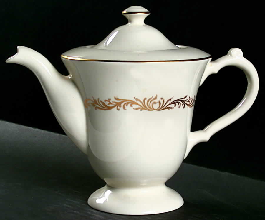 Rocail Tea/Coffee Pot & Lid by Pickard-1