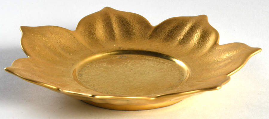 Rose and Daisy Underplate for Mayonnaise Bowl by Pickard-1