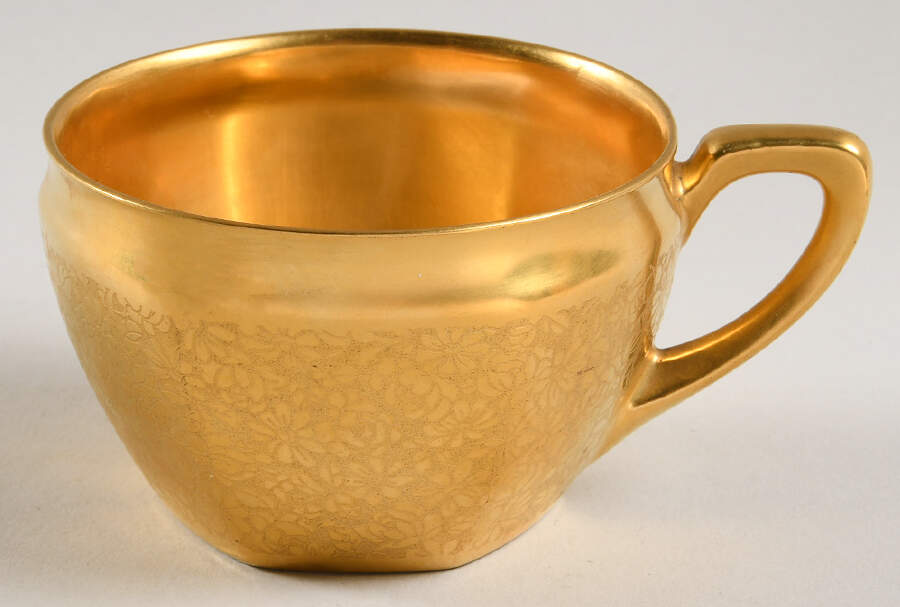 Rose and Daisy Footed Cup by Pickard-1