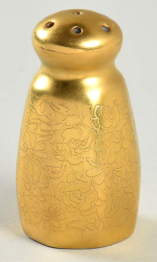 Rose and Daisy Individual Salt Shaker by Pickard-1