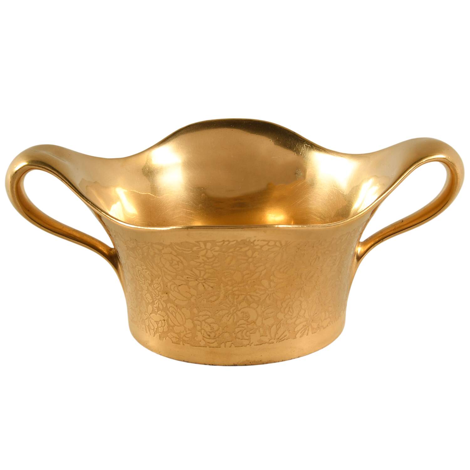 Rose and Daisy Mini Open Sugar Bowl by Pickard-1