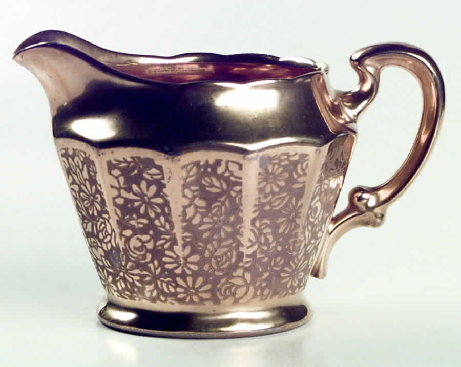 Rose and Daisy Creamer by Pickard-1