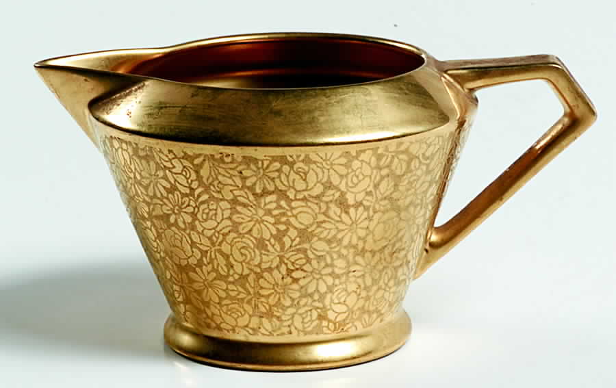 Rose and Daisy Creamer by Pickard-1