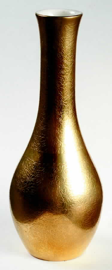 Rose and Daisy 7" Bud Vase by Pickard-1