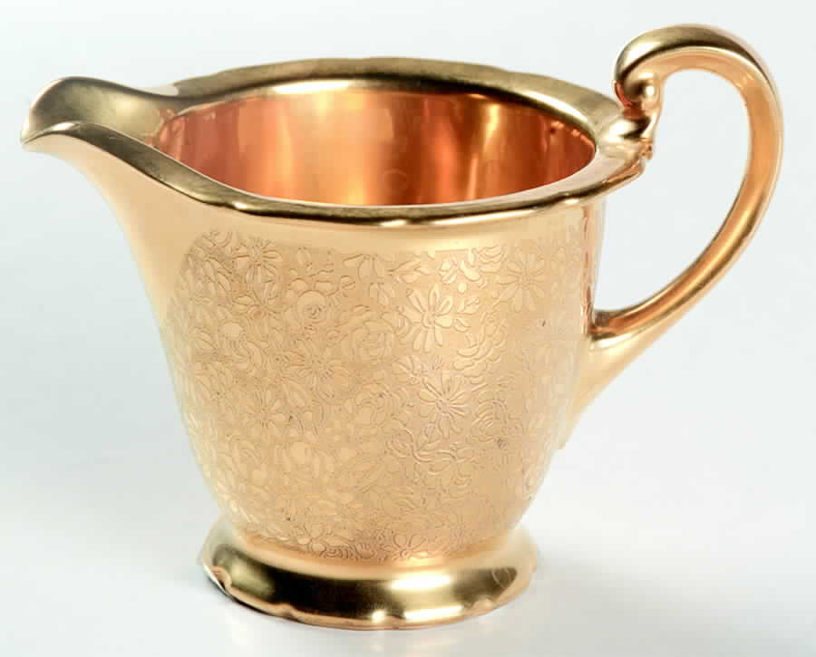 Rose and Daisy Creamer by Pickard-1