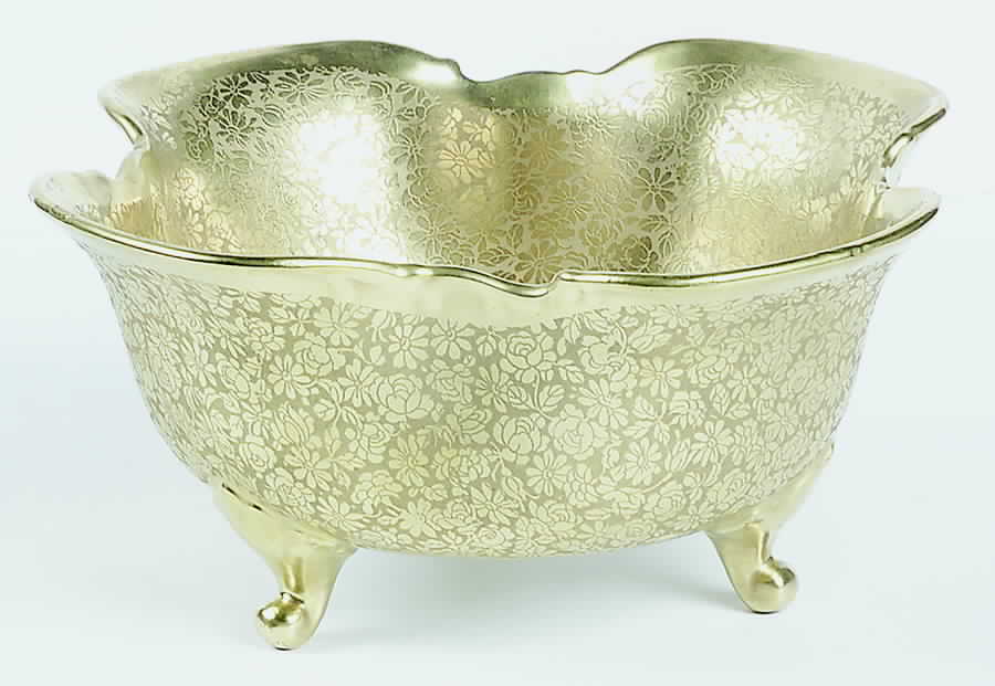 Rose and Daisy 8" Footed Bowl by Pickard-1