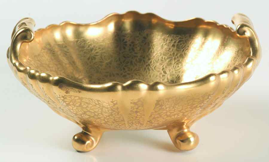 Rose and Daisy 6" Candy Bowl by Pickard-1