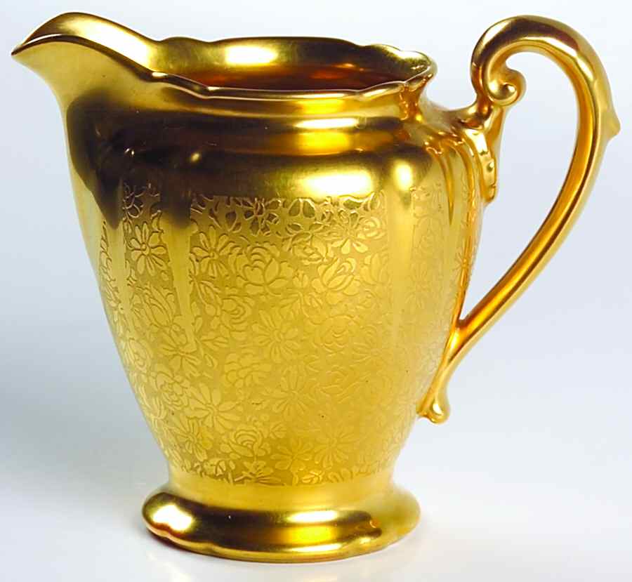 Rose and Daisy Creamer by Pickard-1