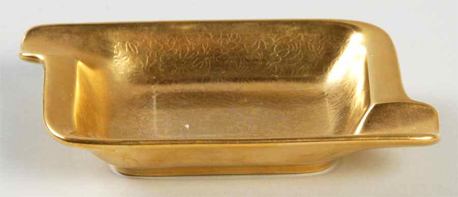 Rose and Daisy 4" Ashtray by Pickard-1