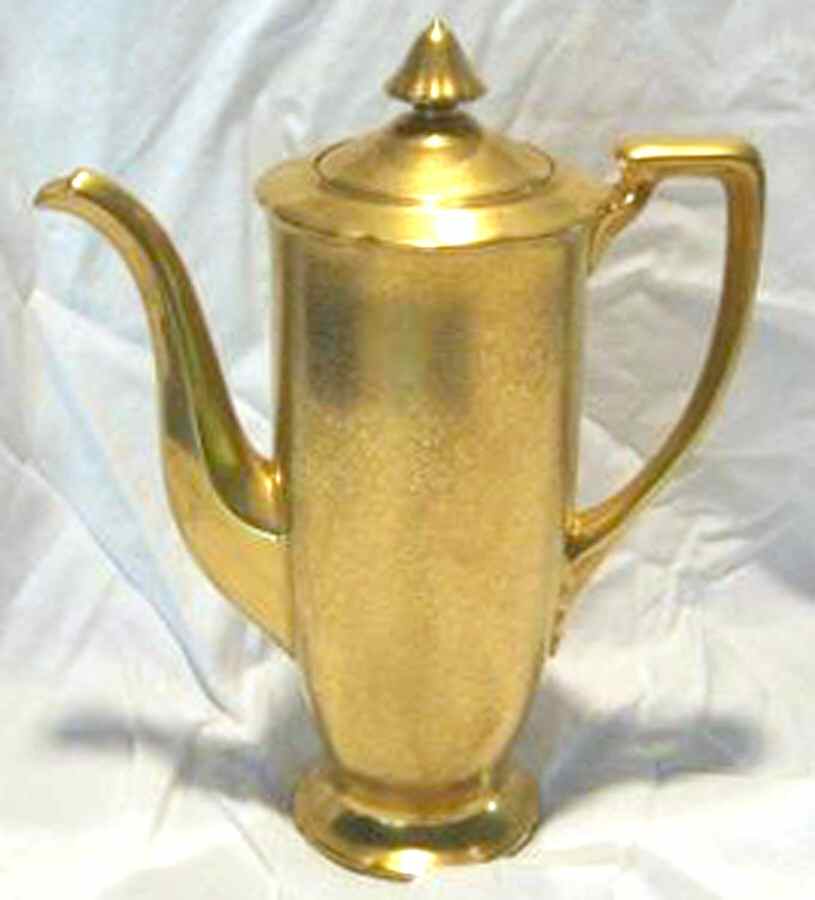 Rose and Daisy Coffee Pot & Lid by Pickard-1