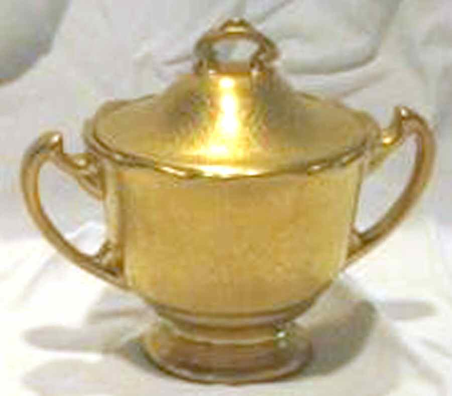 Rose and Daisy Sugar Bowl & Lid by Pickard-1