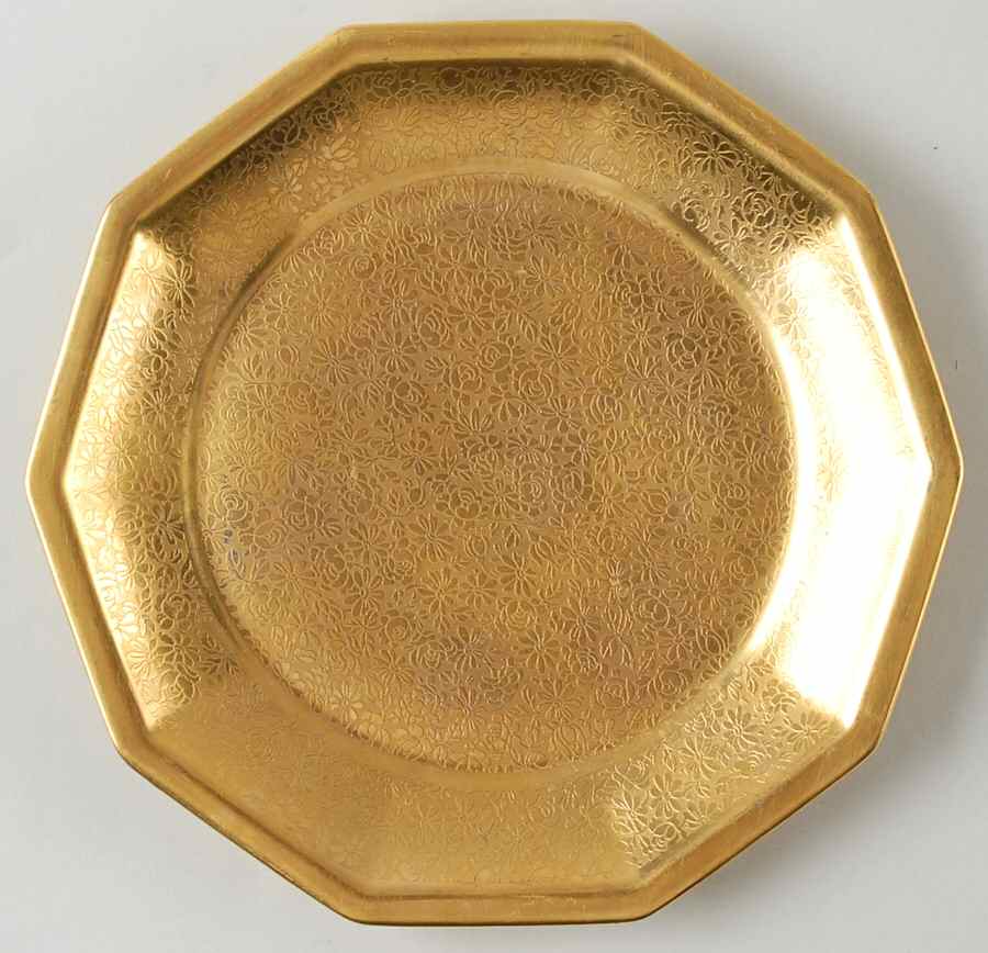 Rose and Daisy 7" Octagonal Tray by Pickard-1