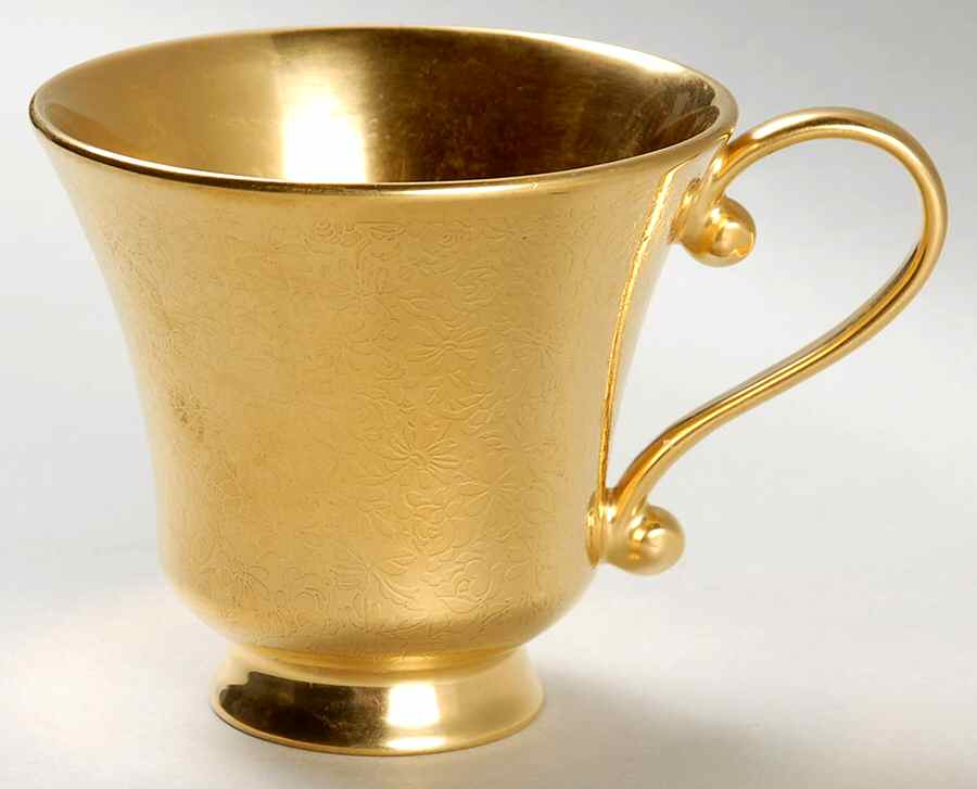 Rose and Daisy Footed Cup by Pickard-1