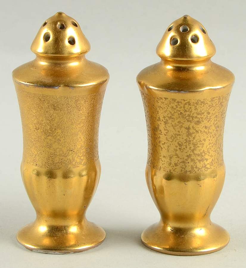 Rose and Daisy Salt & Pepper Set by Pickard-1