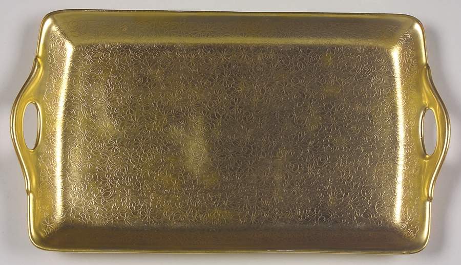 Rose and Daisy Hors d'Oeuvre Tray by Pickard-1