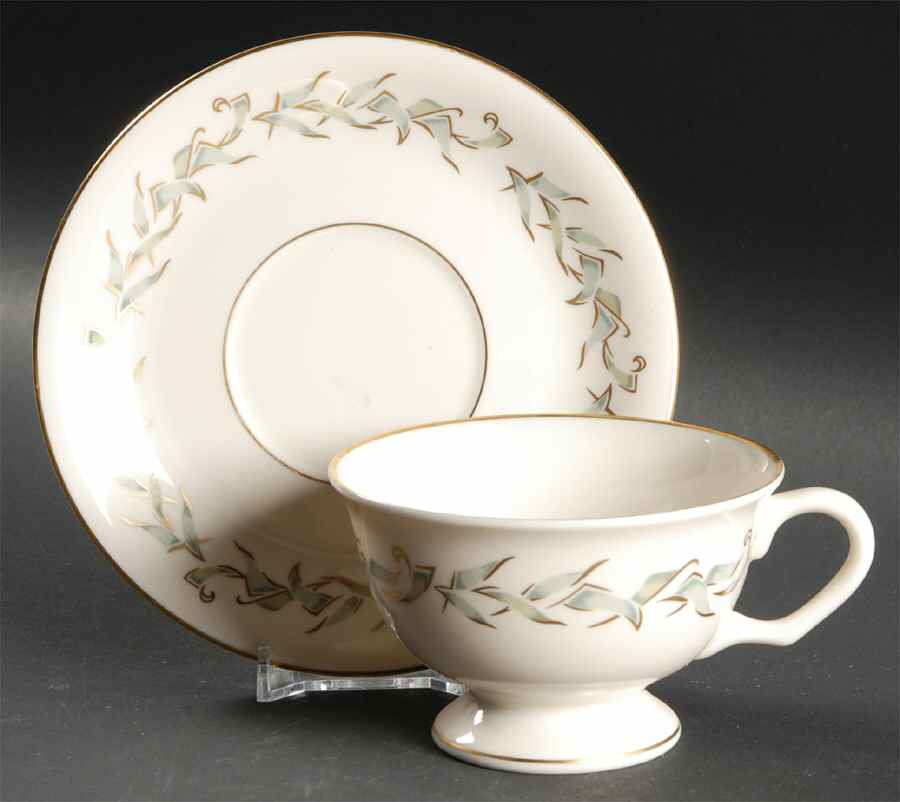 Rondelay Footed Cup & Saucer Set by Pickard-1