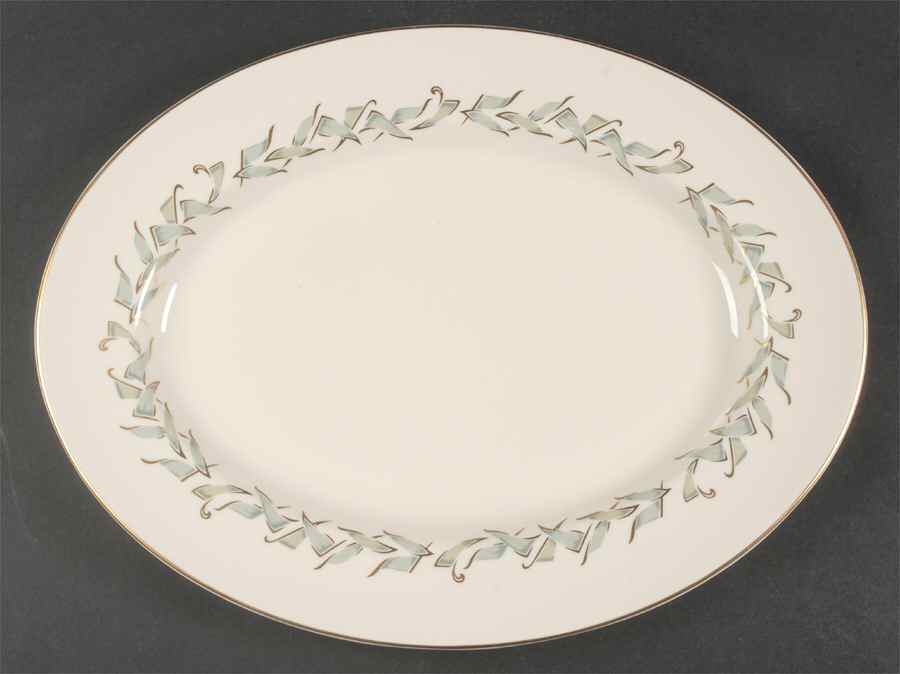 Rondelay 15" Oval Serving Platter by Pickard-1