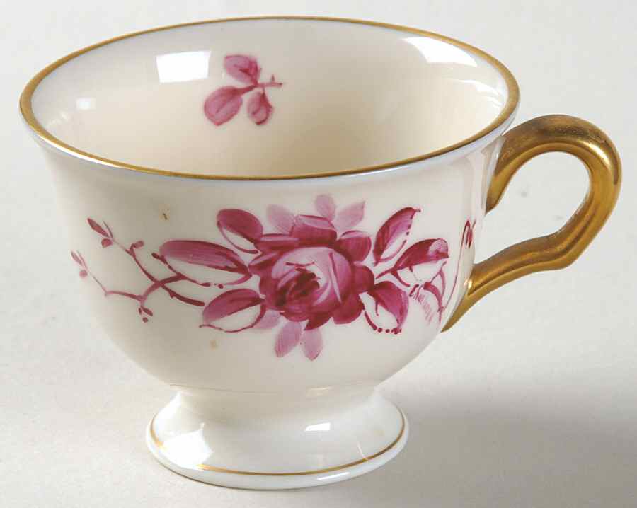 Rosa (Crimson) Footed Demitasse Cup by Pickard-1