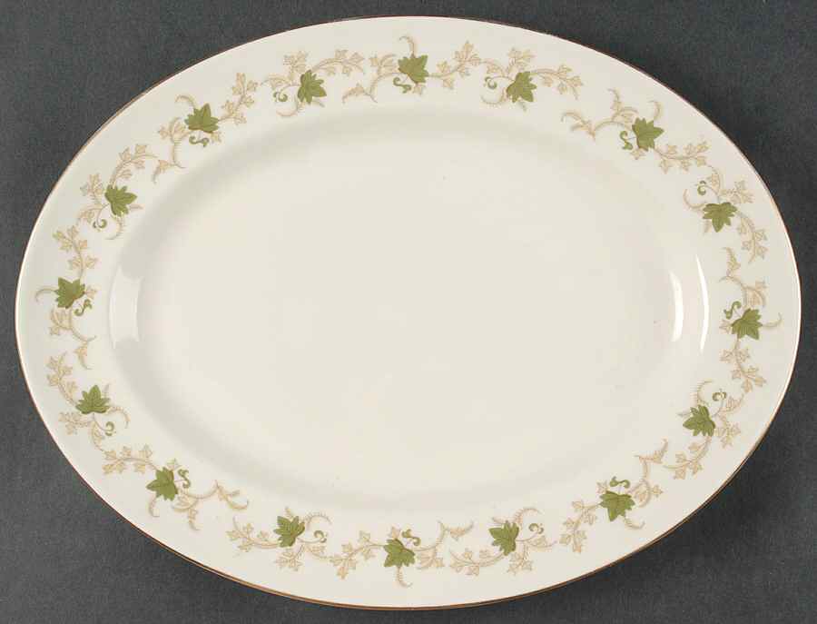 Savannah 12" Oval Serving Platter by Pickard-1