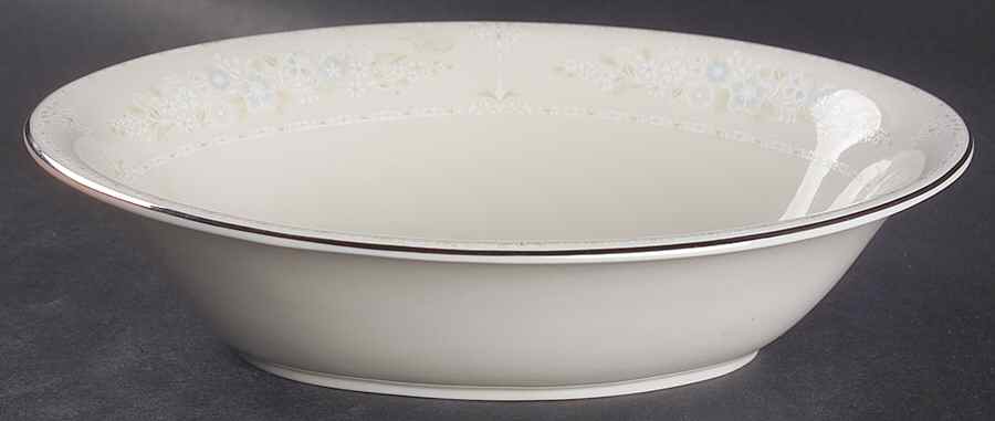 Serenity 9" Oval Vegetable Bowl by Pickard-1