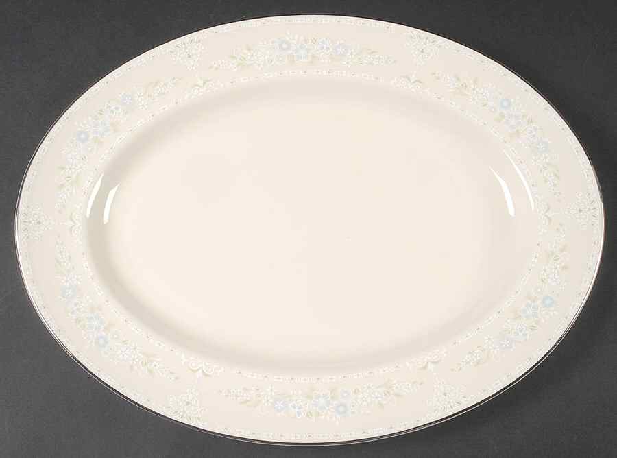 Serenity 12" Oval Serving Platter by Pickard-1