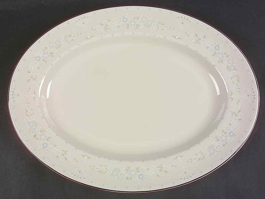 Serenity 15" Oval Serving Platter by Pickard-1