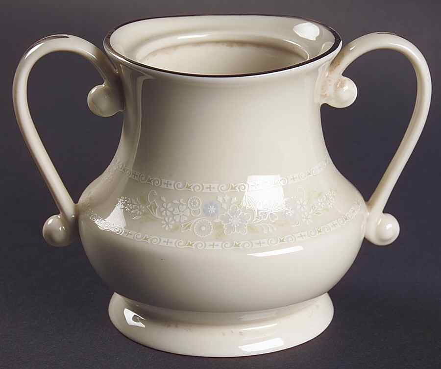 Serenity Sugar Bowl No Lid by Pickard-1