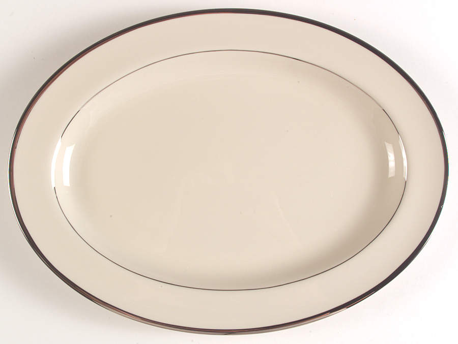 Sheffield 15" Oval Serving Platter by Pickard-1
