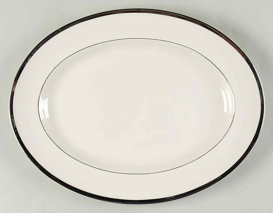 Sheffield 12" Oval Serving Platter by Pickard-1