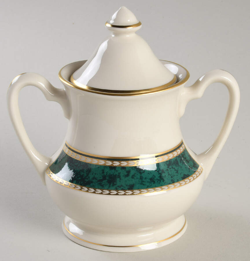 Sherwood Sugar Bowl & Lid by Pickard-1