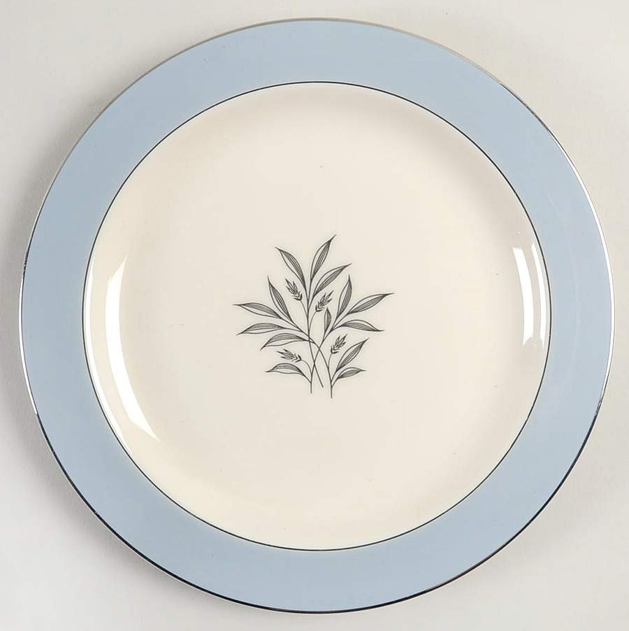Silver Twilight Salad Plate by Pickard-1