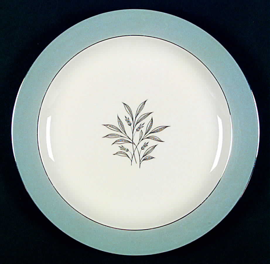Silver Twilight Dinner Plate by Pickard-1