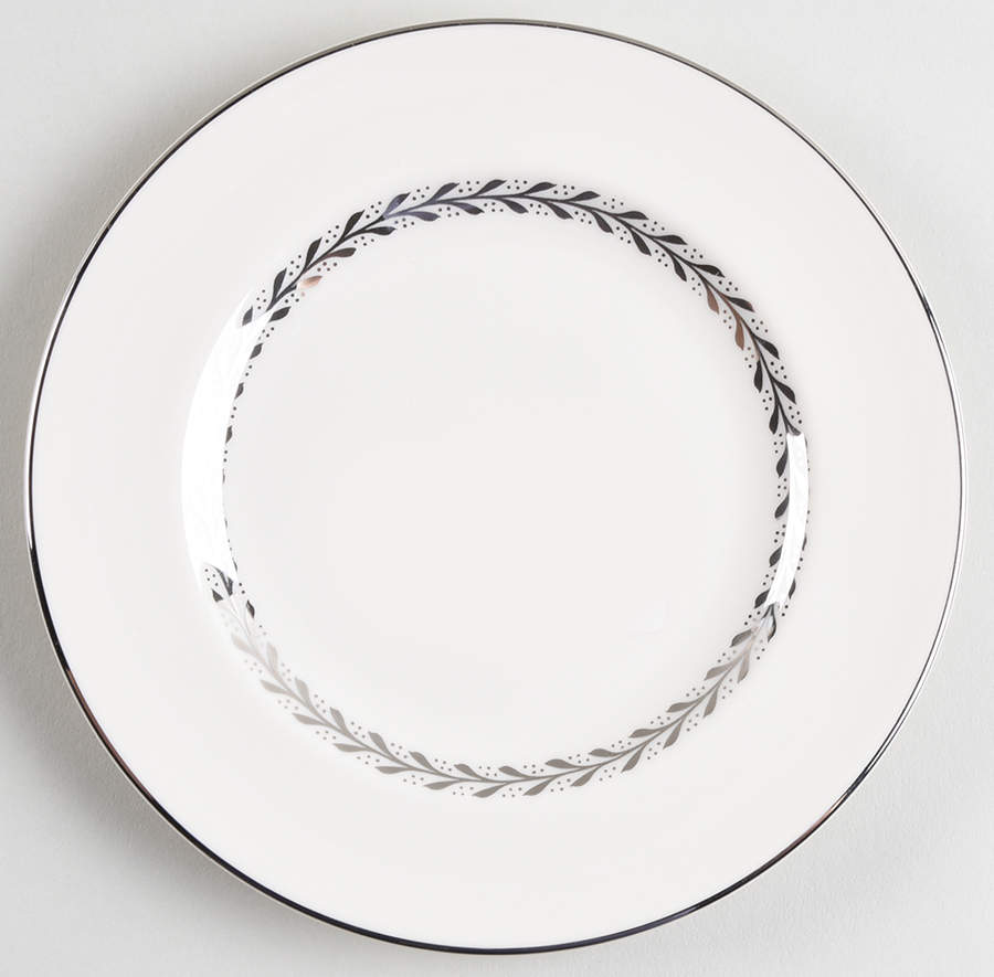 Silver Wreath Bread & Butter Plate by Pickard-1
