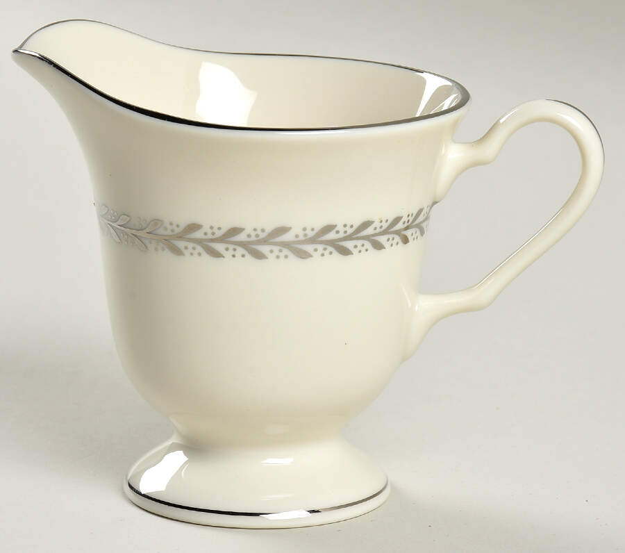 Silver Wreath Creamer by Pickard-1