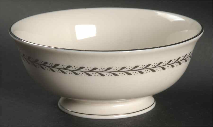 Silver Wreath Coupe Cereal Bowl by Pickard-1