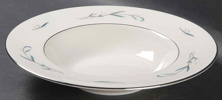 Snowberry Rim Soup Bowl by Pickard-1
