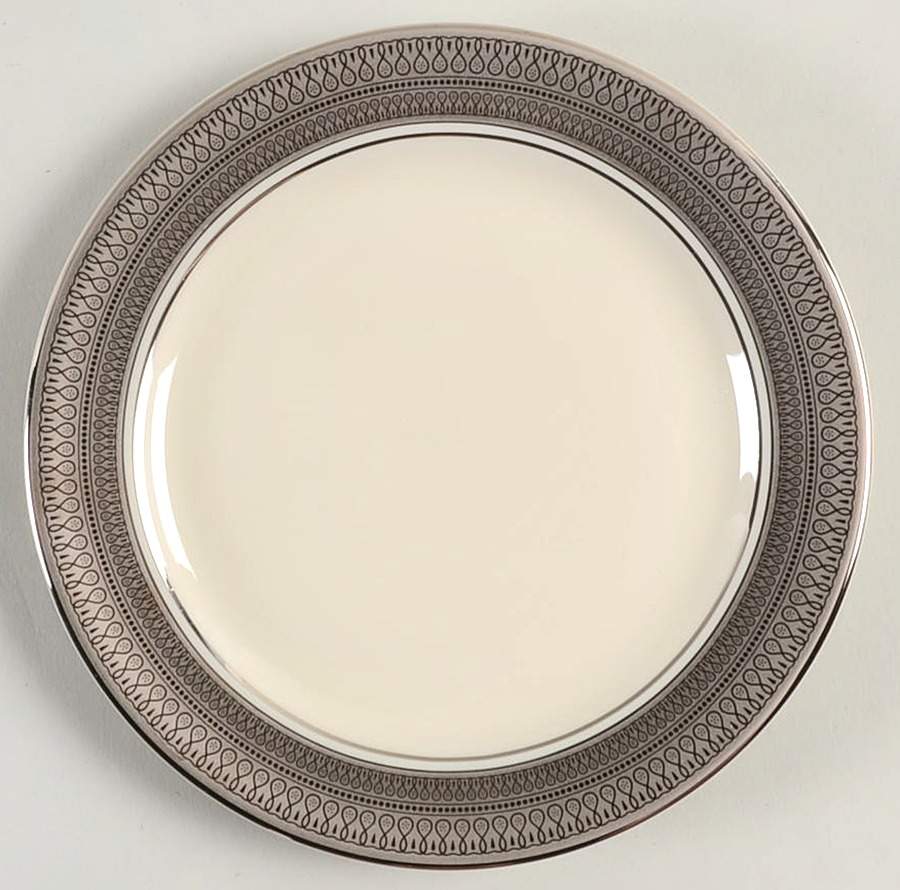 St Moritz (Ivory Background) Bread & Butter Plate by Pickard-1
