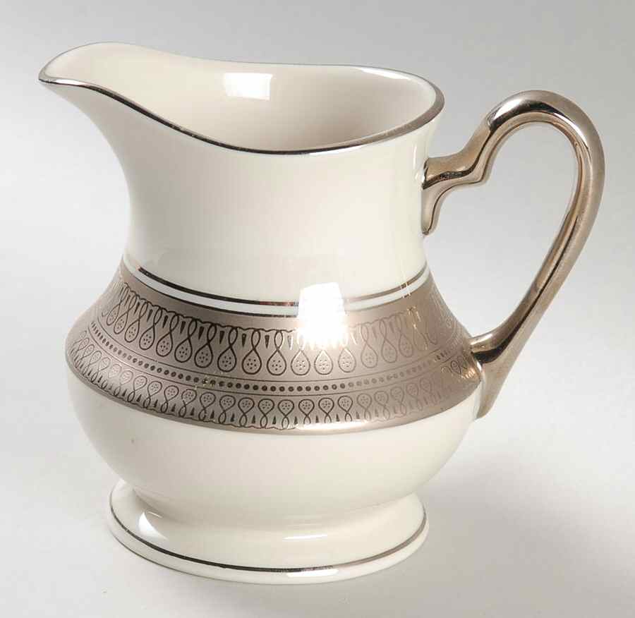 St Moritz (Ivory Background) Creamer by Pickard-1