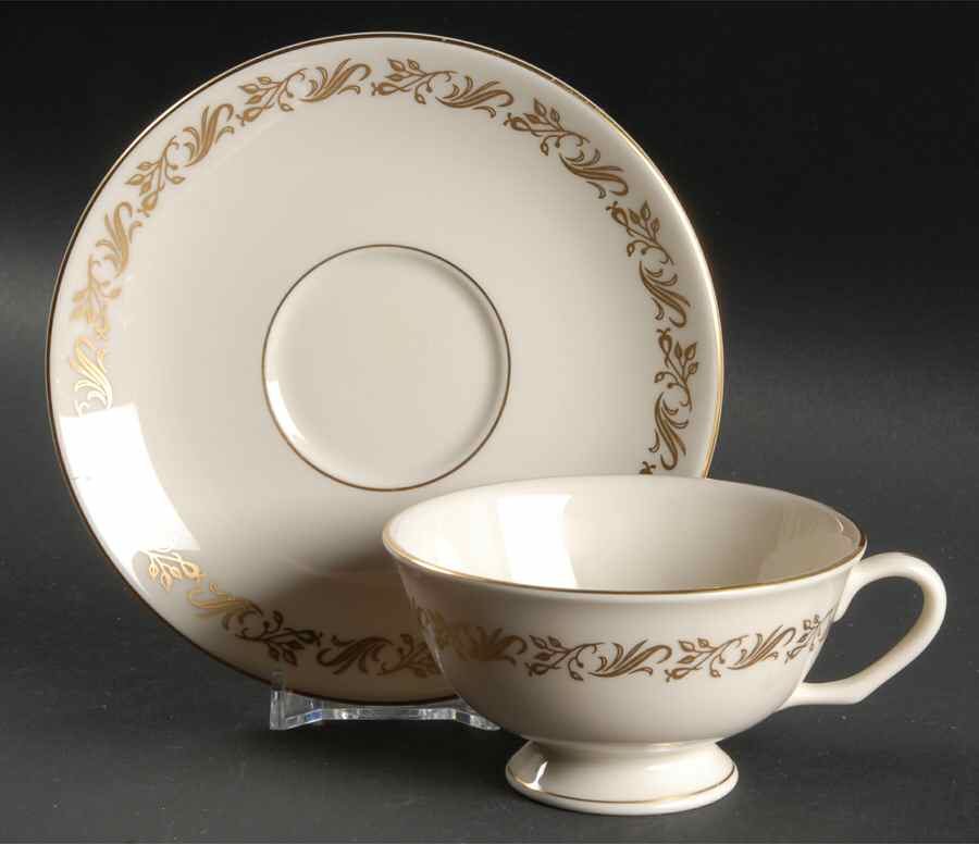 Sweetbrier Footed Cup & Saucer Set by Pickard-1